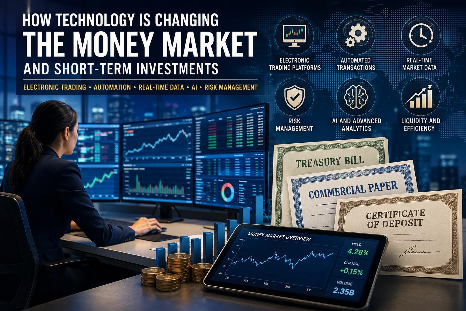 Electronic trading platforms transforming money market investments