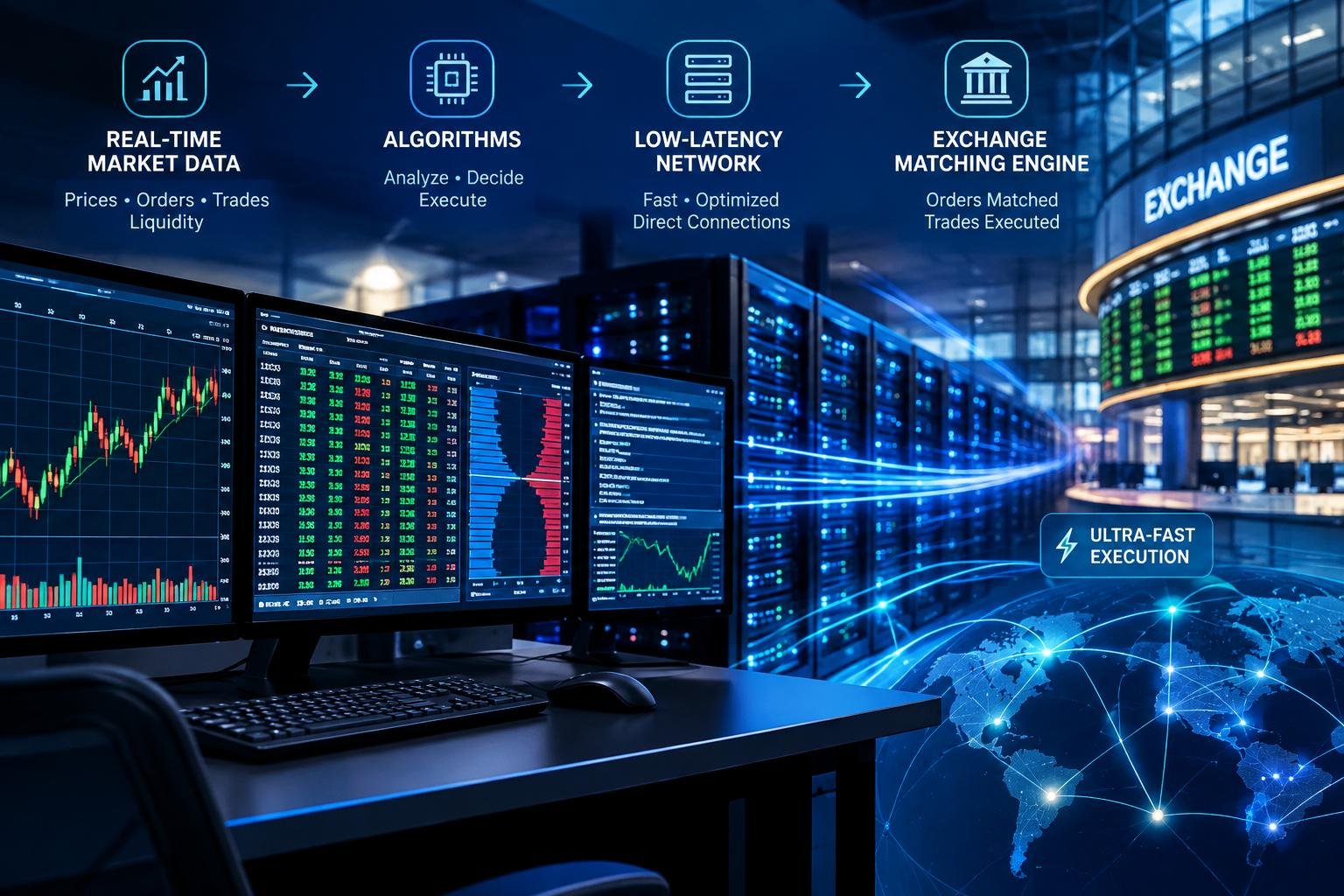 High-frequency trading technology and real-time market data