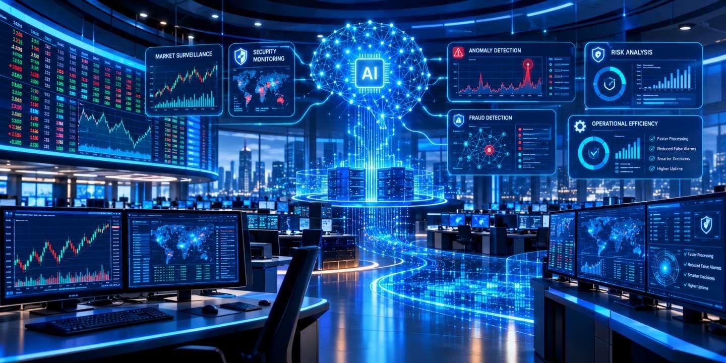 AI and machine learning technology supporting stock exchange operations
