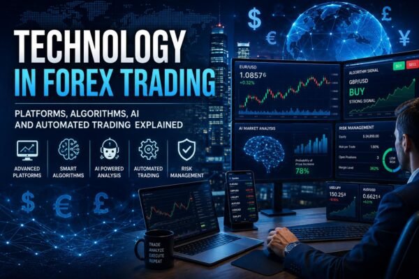 Technology in Forex Trading with AI, algorithms, platforms and automated systems