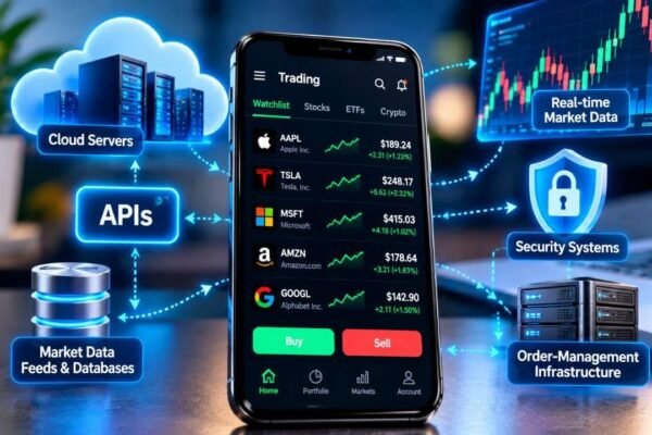 Technology behind mobile trading apps and investment platforms