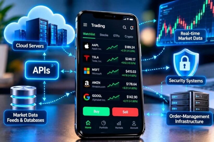 Technology behind mobile trading apps and investment platforms