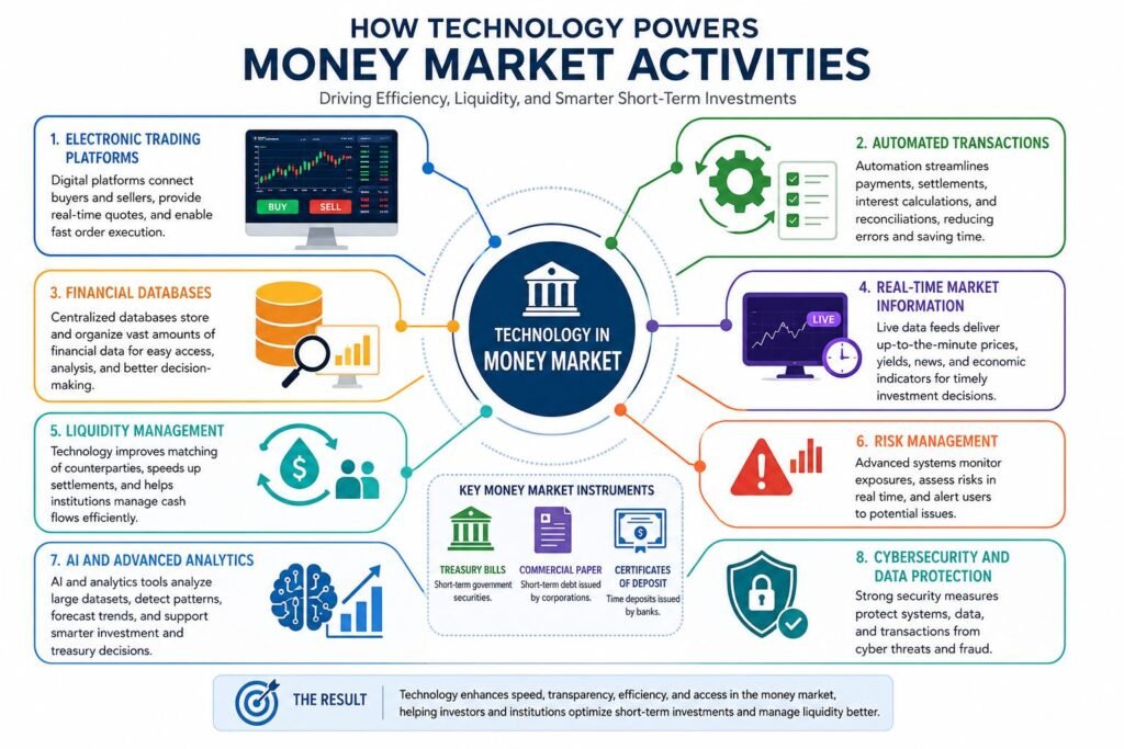 How Technology Is Changing the Money Market and Short-Term Investments 2 Technology used in money market trading and short-term investments.