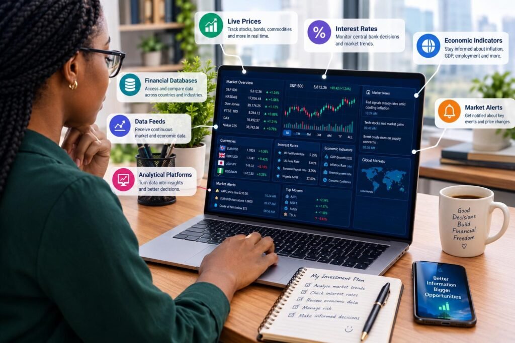 Real-time financial data and market analysis
