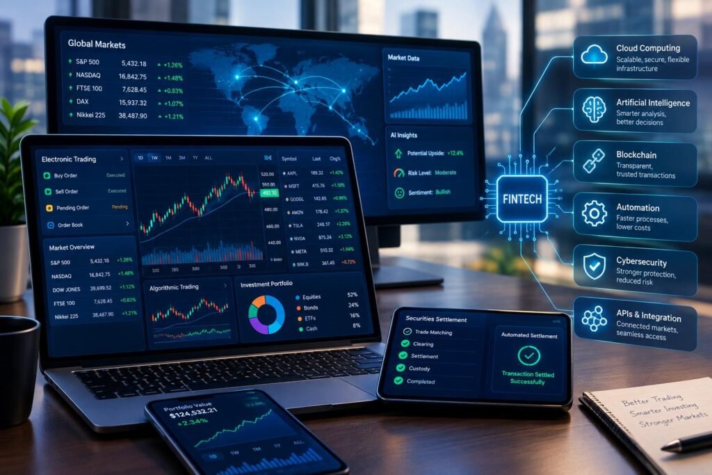 FinTech in Capital Markets: How Technology Is Changing Trading, Investing and Market Infrastructure 2 Technology powering trading and investment in capital markets