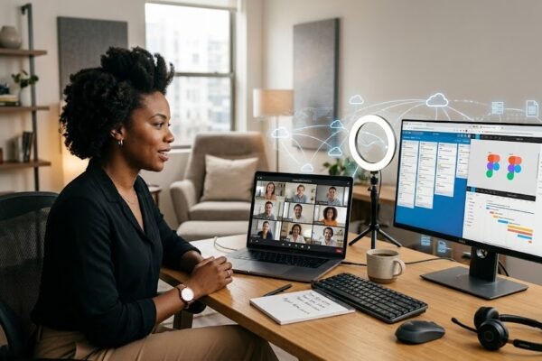 Net-centric computing enabling remote work and virtual collaboration