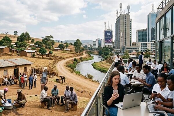 People experiencing different levels of access to digital technology