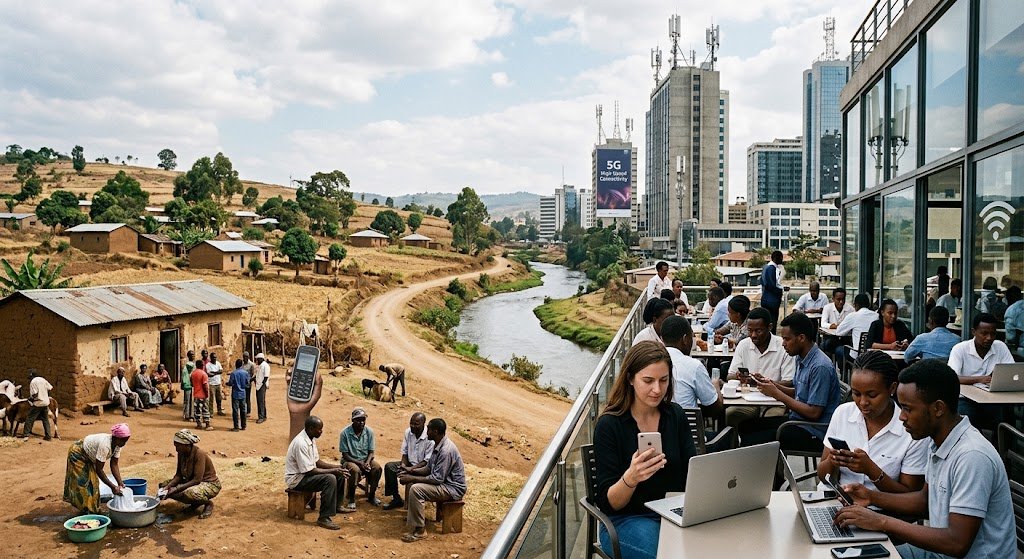 People experiencing different levels of access to digital technology