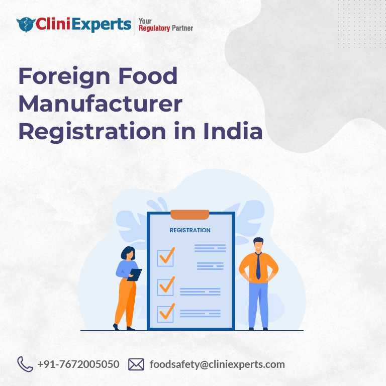 Who Needs ReFoM Registration Before Exporting to India? 1 foreign food