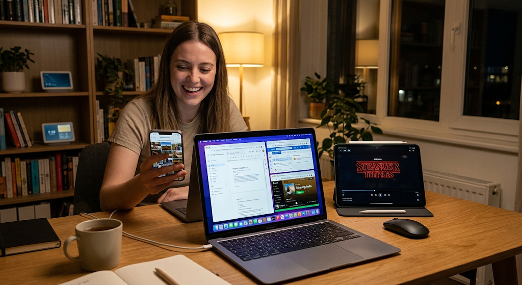 Everyday uses of cloud computing for storage, email, and streaming