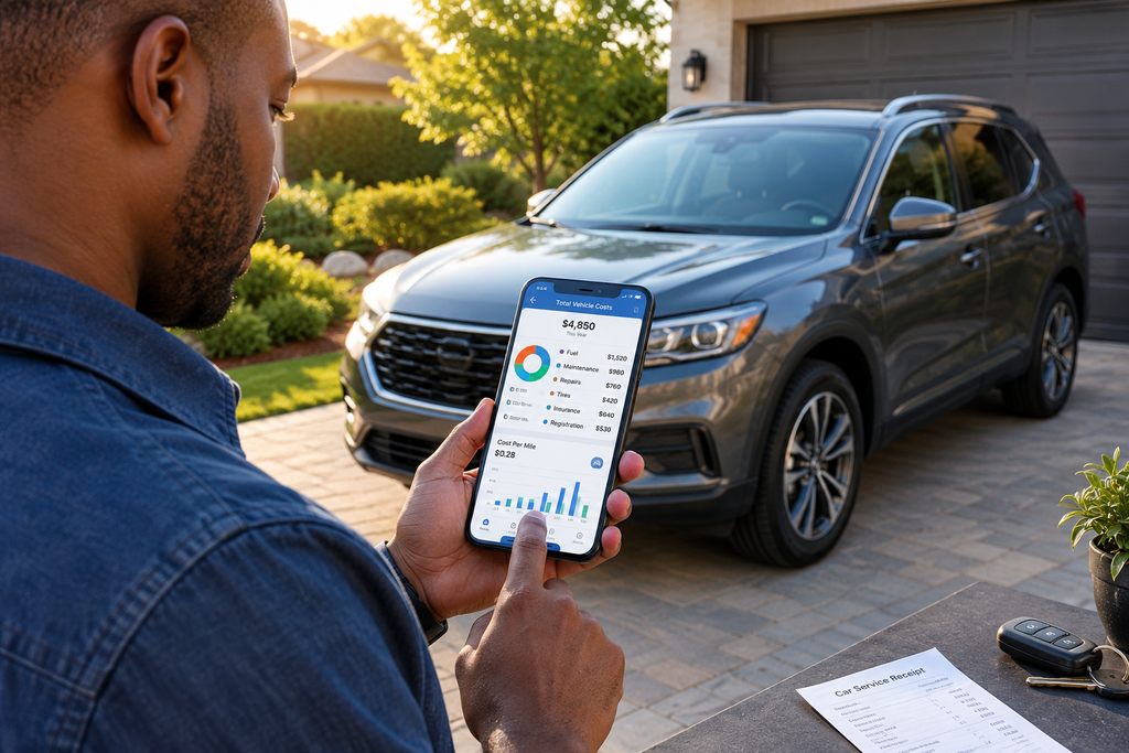 Car expense tracking apps providing a complete overview of fuel maintenance repairs and ownership costs