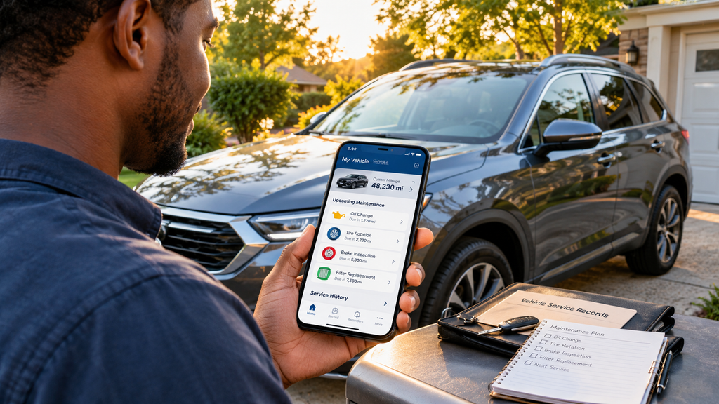 Car mileage tracking apps helping drivers plan upcoming maintenance and vehicle expenses