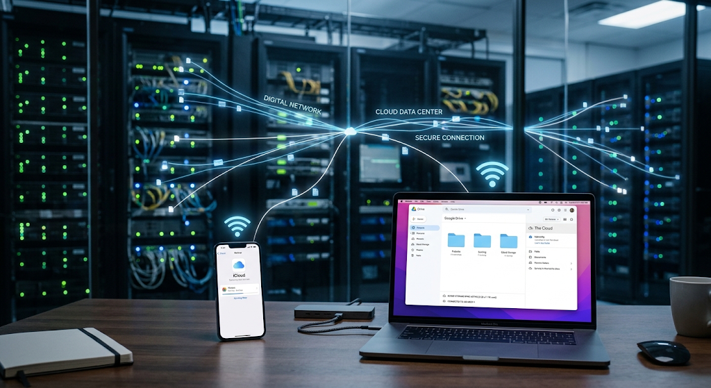 Modern computers smartphones and cloud computing network