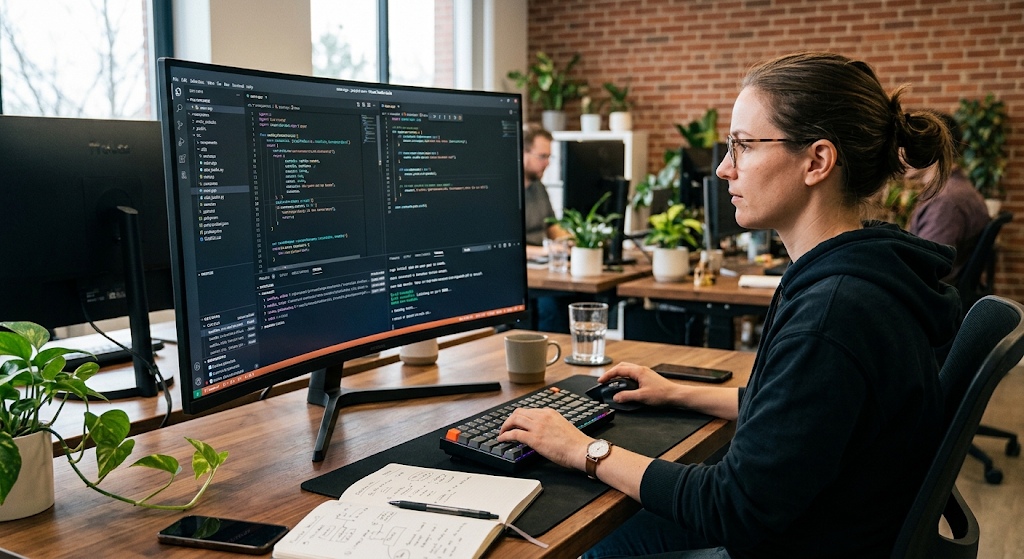 Types of Computer Software: System Software, Application Software, and Utilities 5 Programming software development environment with code and debugger