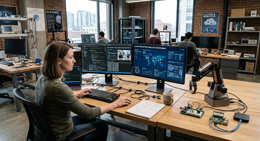 Emerging computing technologies including artificial intelligence, robotics, cloud computing and IoT