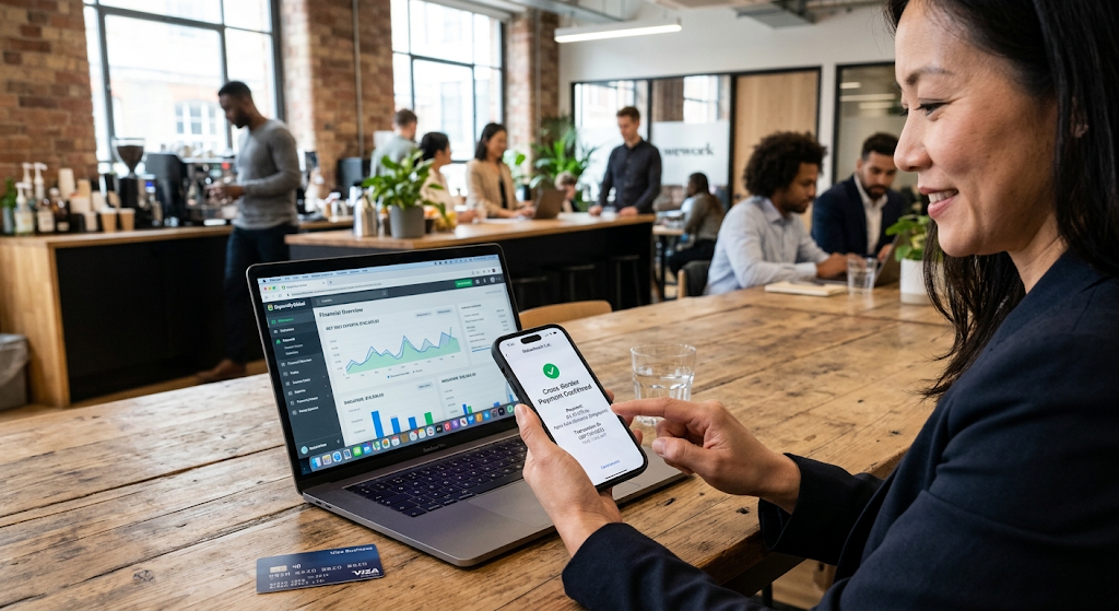 Technology and International Business: How Digital Innovation Is Changing Global Trade 3 Secure digital payment for an international business transaction