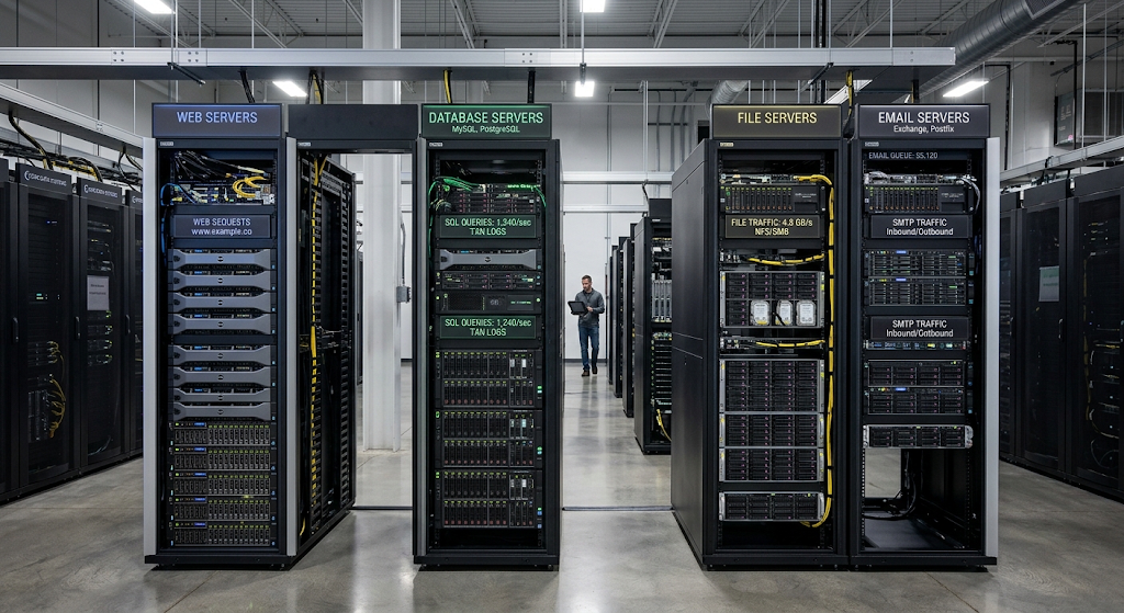 Client-Server Computing in Net-Centric Environments: Architecture, Benefits, and Examples 3 Different types of servers in a net-centric computing environment