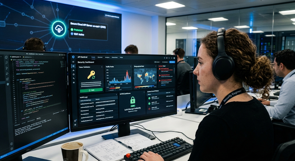 API authentication and security protecting connected software systems