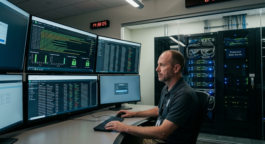 Access control, authentication, and encryption protecting networked data
