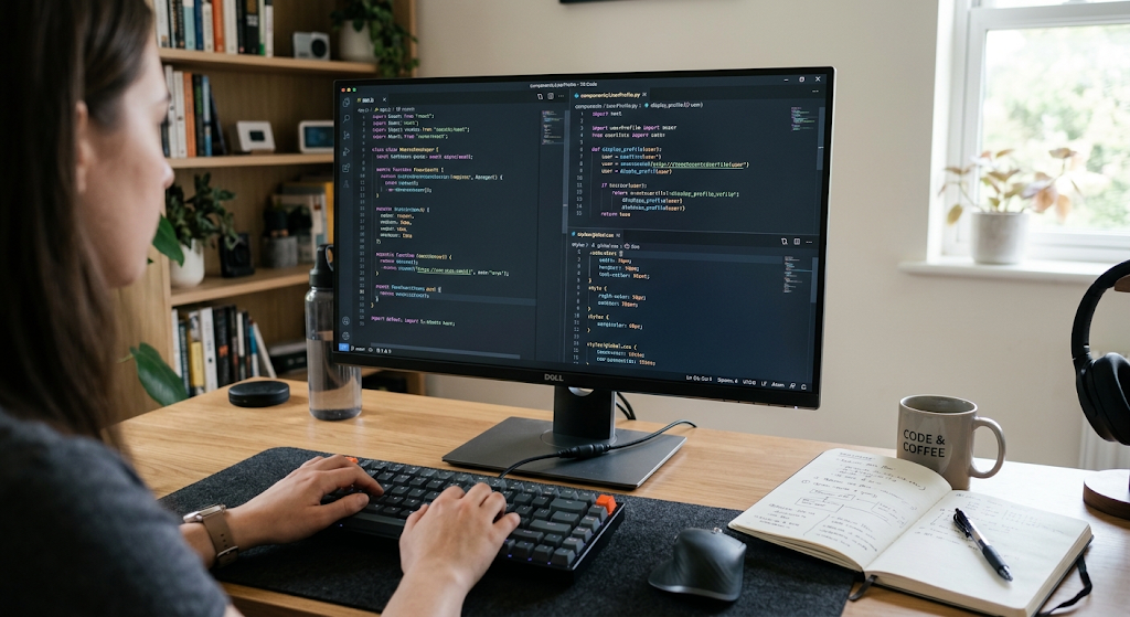 Introduction to Programming: A Complete Beginner’s Guide 4 Programming languages and source code displayed on a computer