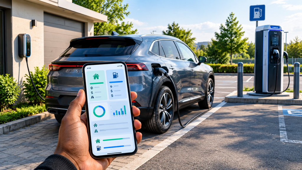 Best EV Apps for Tracking Charging Costs and Electricity Usage 3 Electric vehicle charging at home and public charging locations
