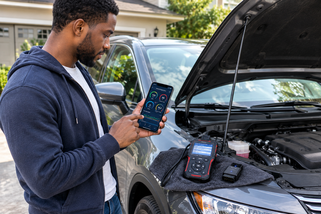 Car diagnostic scanner and smartphone app compared for everyday vehicle diagnostic