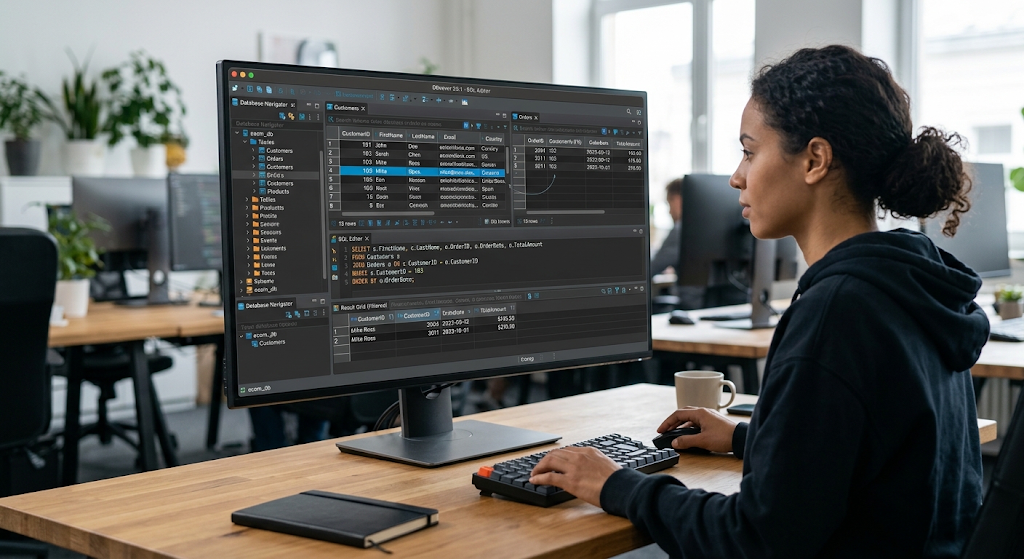 SQL data analysis using grouped and sorted database records
