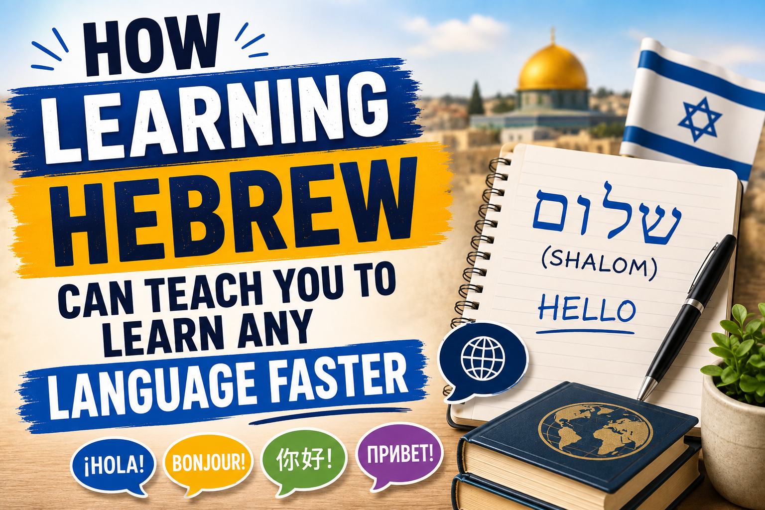 How Learning Hebrew Can Teach You to Learn Any New Language Faster