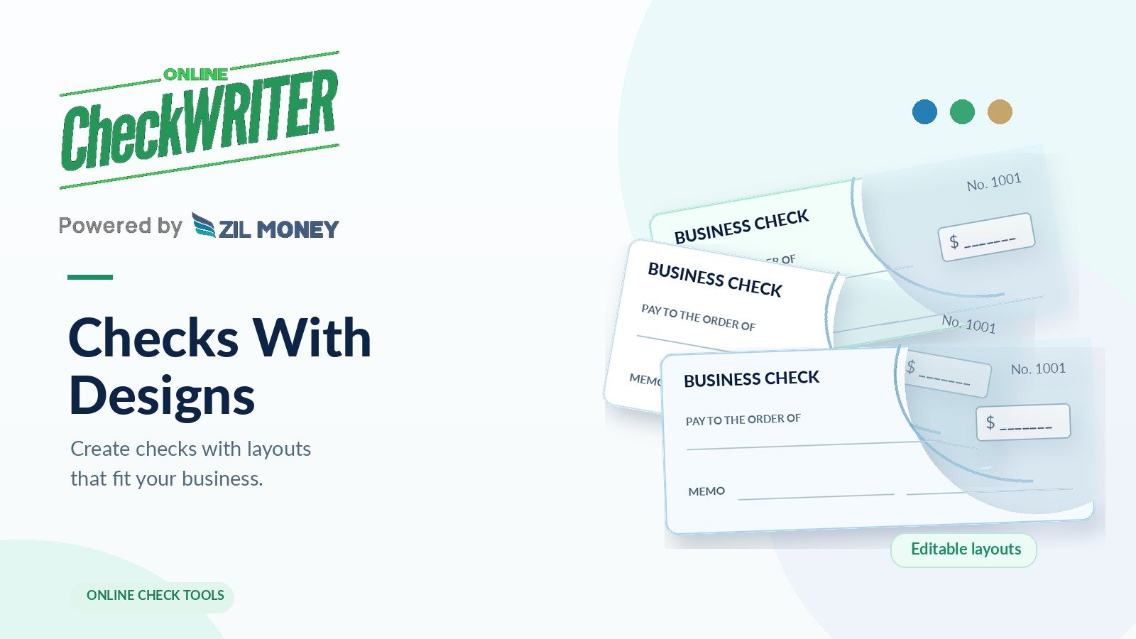 OnlineCheckWriter.com Highlights Custom Check Design Tools for Business Payments 1 1du