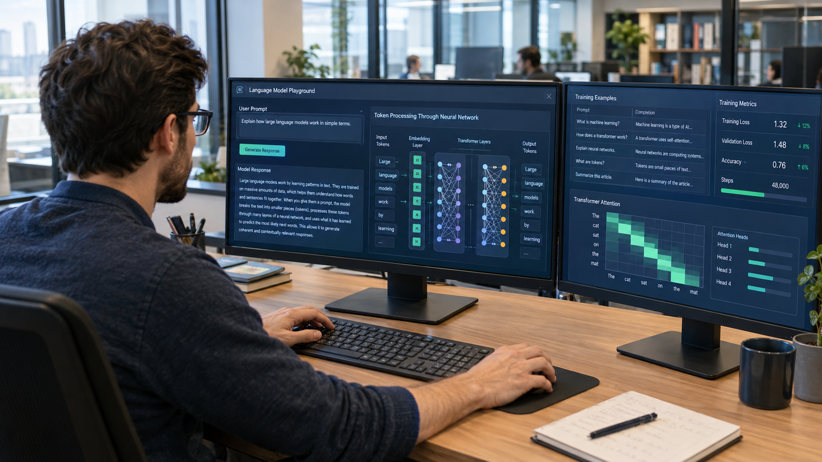 What Are Large Language Models (LLMs) and How Do They Work? 1 Large language models process text through neural networks to generate AI responses.