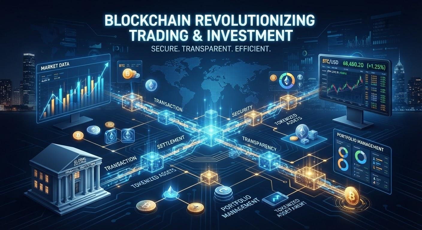 Blockchain in Trading and Investment: How Digital Ledgers Are Changing Markets 4 Blockchain technology transforming trading and investment in financial markets