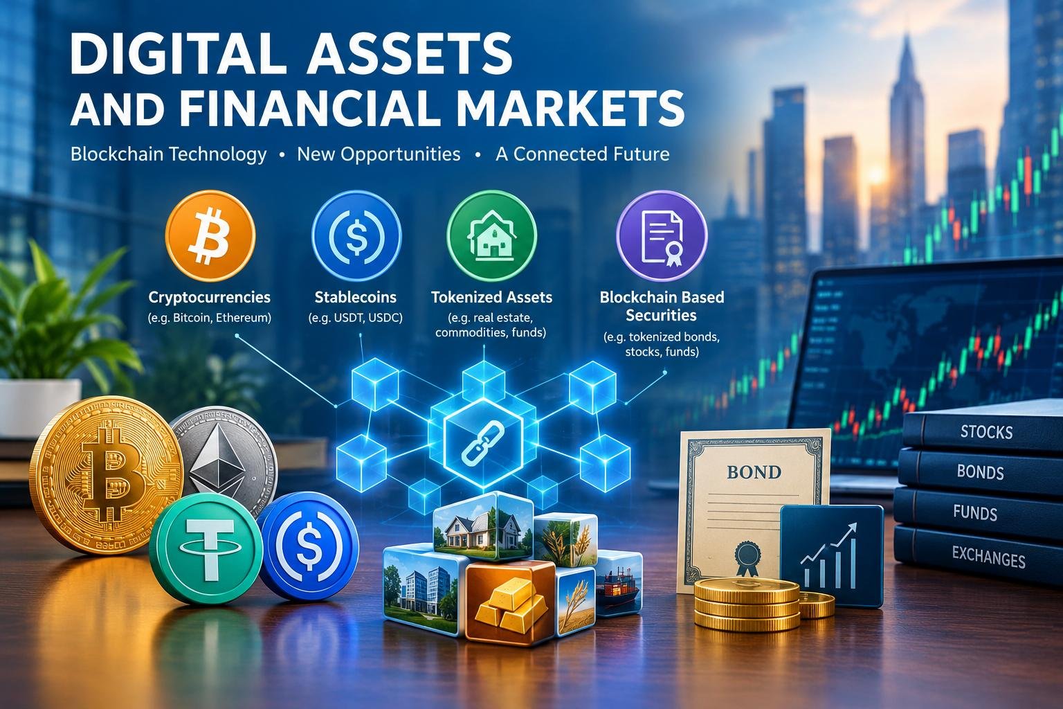 Digital assets and blockchain based investments in financial markets