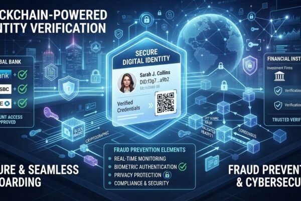 Blockchain identity verification and fraud prevention in financial services