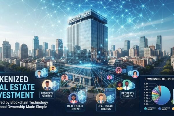 Tokenized real estate investment using blockchain technology