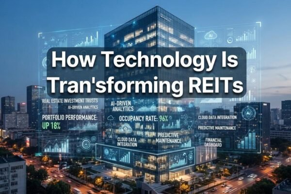 How technology is transforming real estate investment trusts through AI, analytics, and digital property management.