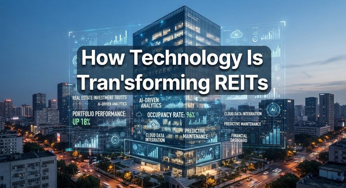 How technology is transforming real estate investment trusts through AI, analytics, and digital property management.