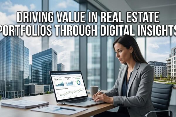 Property management software for REITs managing real estate portfolios and monitoring property performance through digital dashboards.