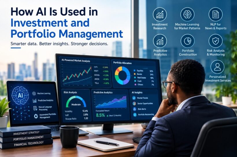 AI-powered investment and portfolio management dashboard