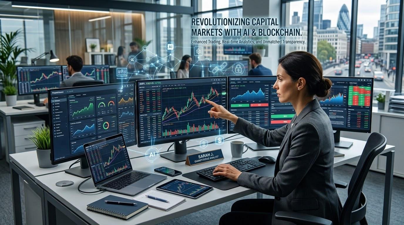 How Financial Technology Is Transforming Capital Markets and Investment Activities 2 Financial technology transforming capital markets through digital trading, investment analytics, and artificial intelligence.