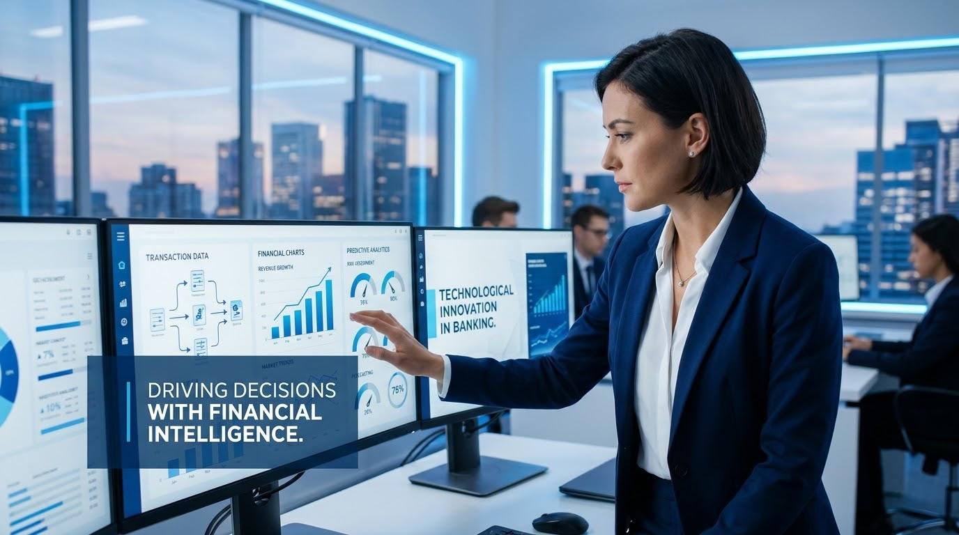 Big data analytics transforming decision making in modern banking.