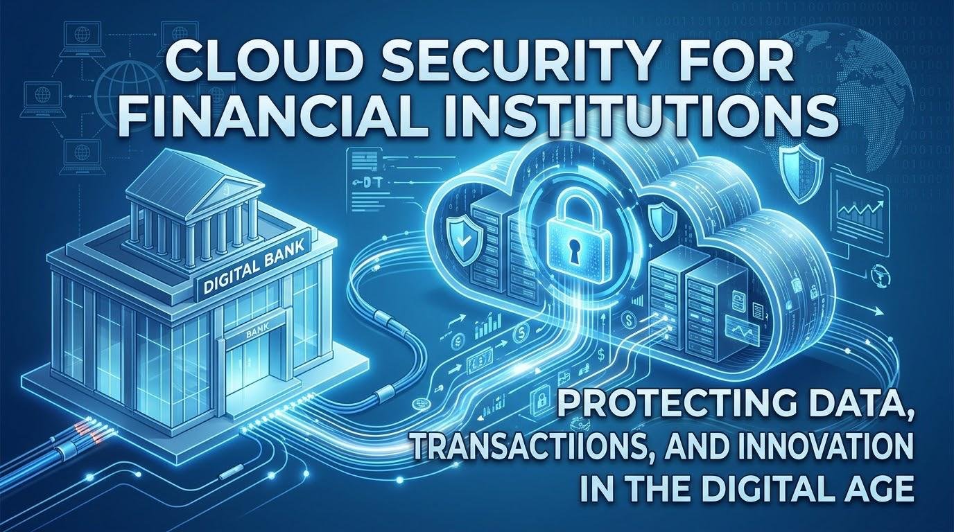 Cloud Security in Financial Services: Risks, Threats, and Best Practices 1 Cloud security protecting financial services, banking data, and digital financial infrastructure.