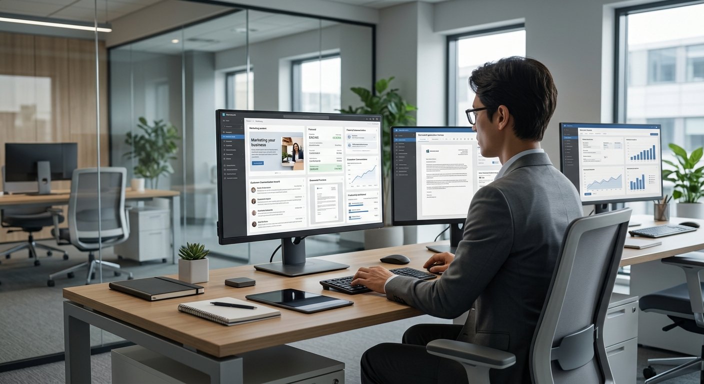 Generative AI in Business: 15 Applications, Benefits, Risks, and Limitations 4 Generative AI in business helping professionals manage marketing, customer service, documents, and business operations.