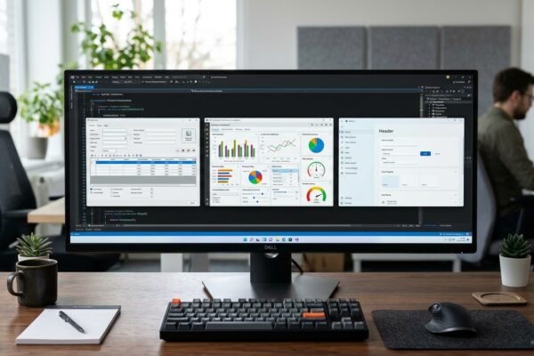 Windows Forms vs WPF vs WinUI 3 desktop application development comparison