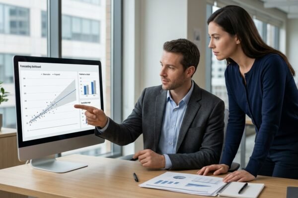 How AI predictions by analyzing historical data and recognizing patterns on computer screens.