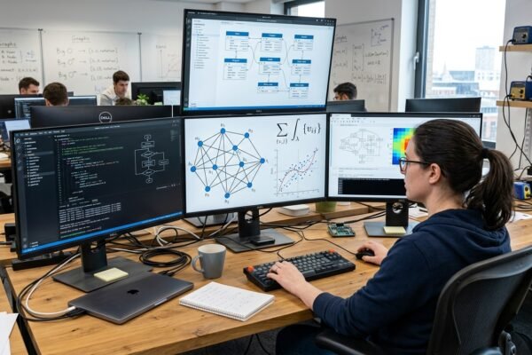Applications of discrete mathematics in computer science and technology