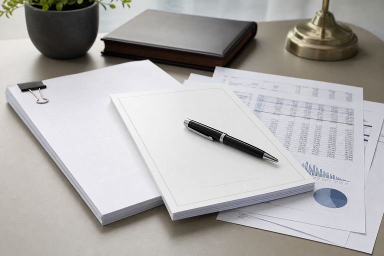 blank paper