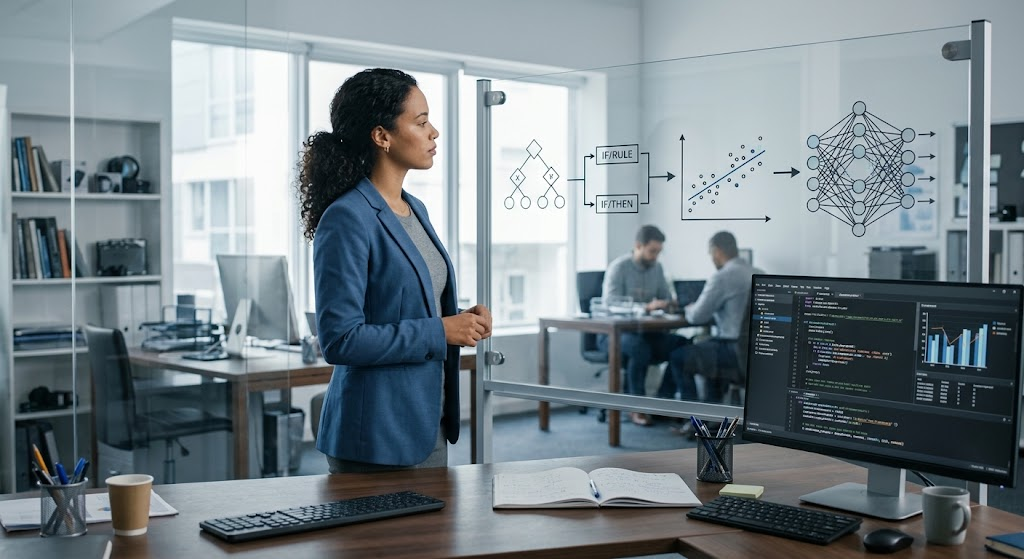 Developer choosing the right AI, machine learning, or deep learning technology for a task