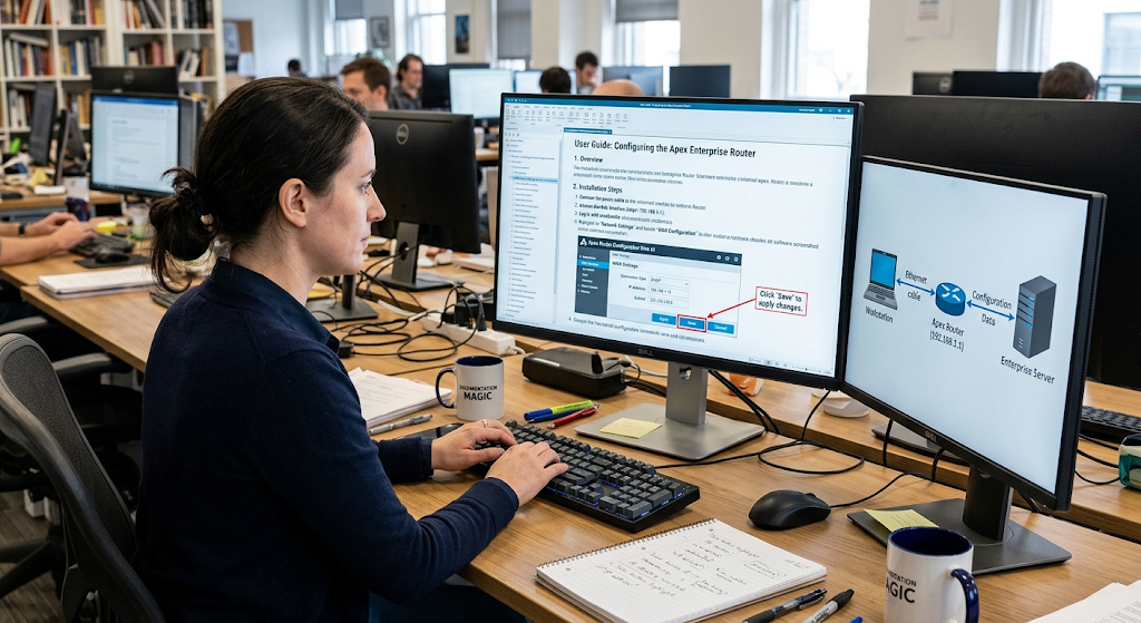 How to Write Technical Instructions That Are Easy to Follow 4 Technical documentation using screenshots and diagrams to explain a procedure